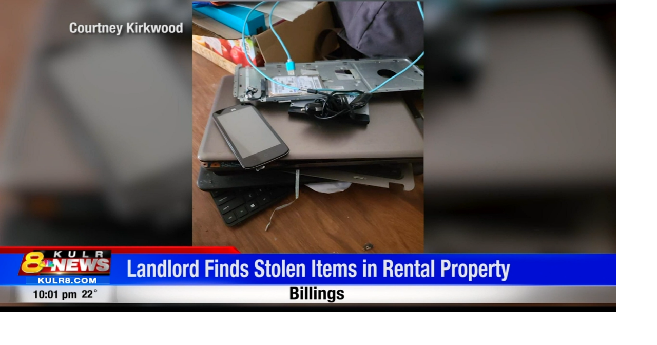Billings landlord finds hundreds of stolen items in rental property