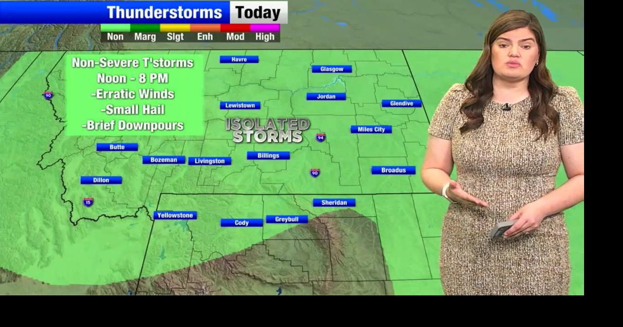 Late showers and thunderstorms today with possible downpours | Montana ...