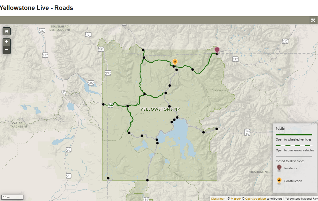 Yellowstone National Park Announces 2024 Road Improvement Projects 