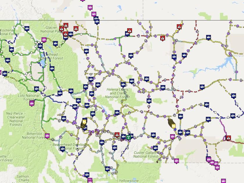 montana road conditions map Eastern Montana Road Closures Severe Driving Conditions News montana road conditions map montana road conditions map Eastern Montana Road Closures Severe Driving Conditions News