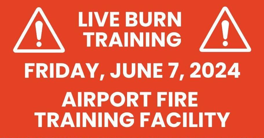 Billings Fire Dept conducting Live Burn Training today, June 7 at BIL Airport - Vimarsana News