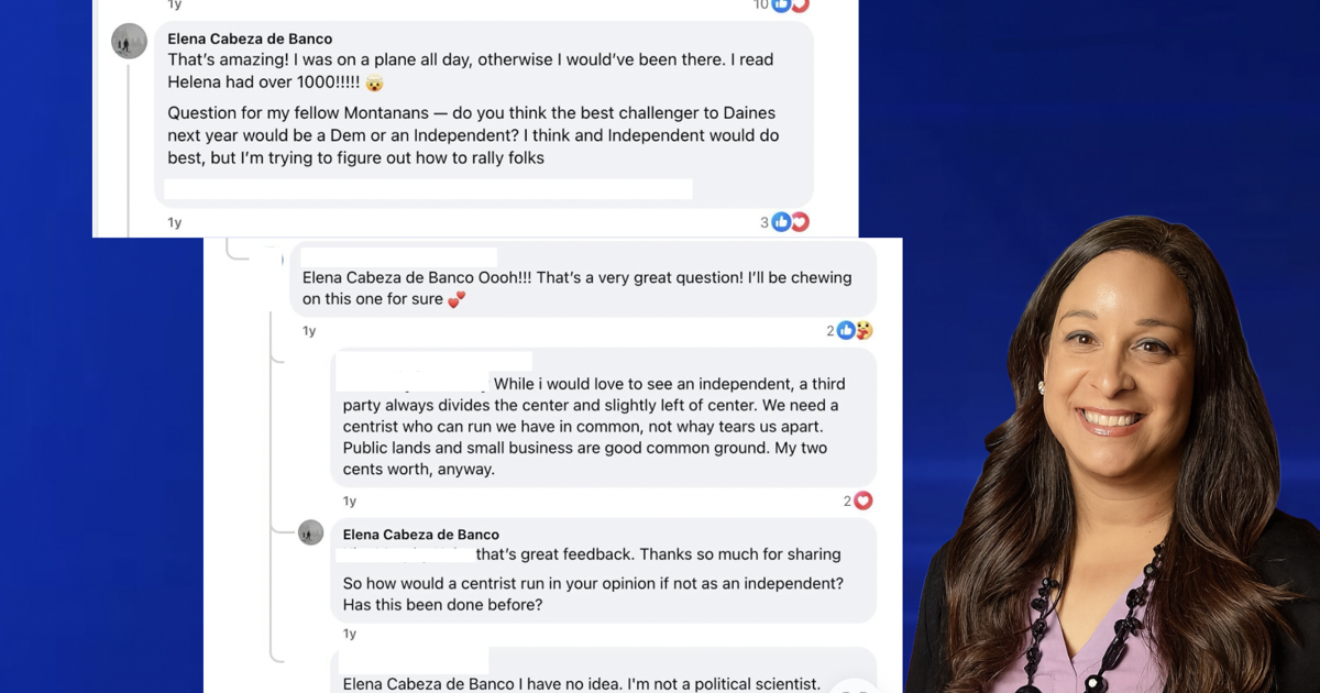 Personal Facebook posts from Alani Bankhead suggest she considered running as an Independent before running as a Democrat
