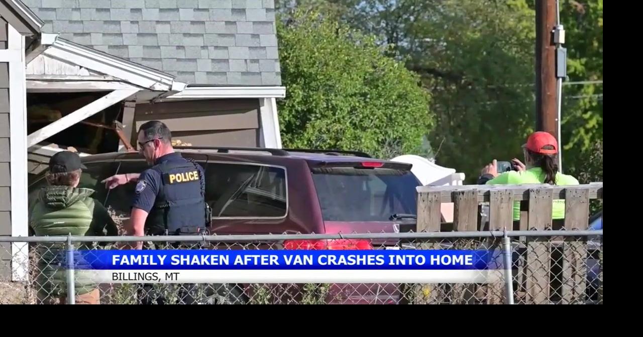 'My living room exploded': Billings family left to pick up the pieces after stolen van crashes into their home