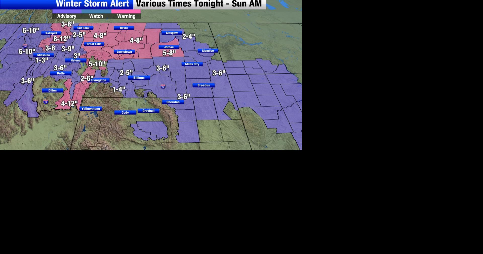 Widespread accumulating snow will lead to slick roads and areas of low ...