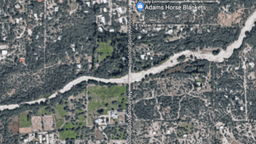 Driver rescued after car trapped in flooded area near Tanque Verde Wash