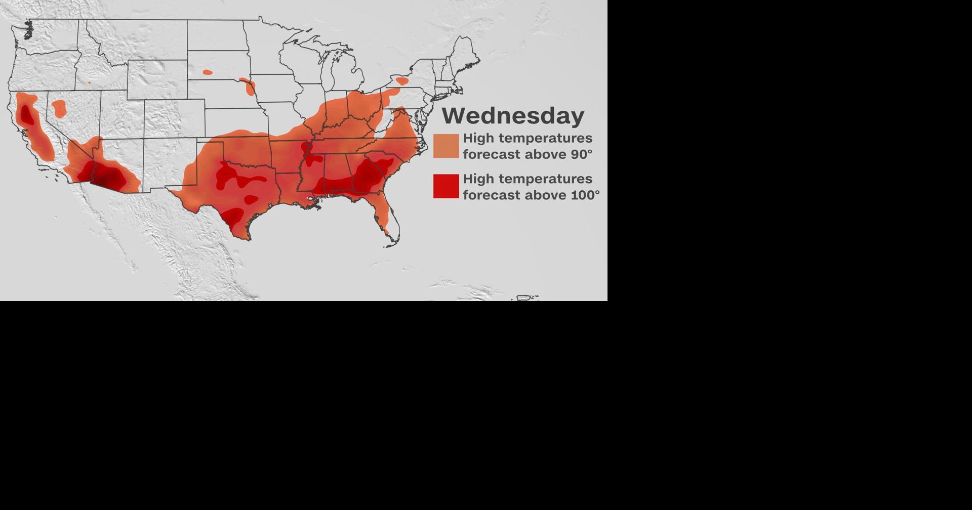 More than 51 million Americans are under heat alerts as cities break ...