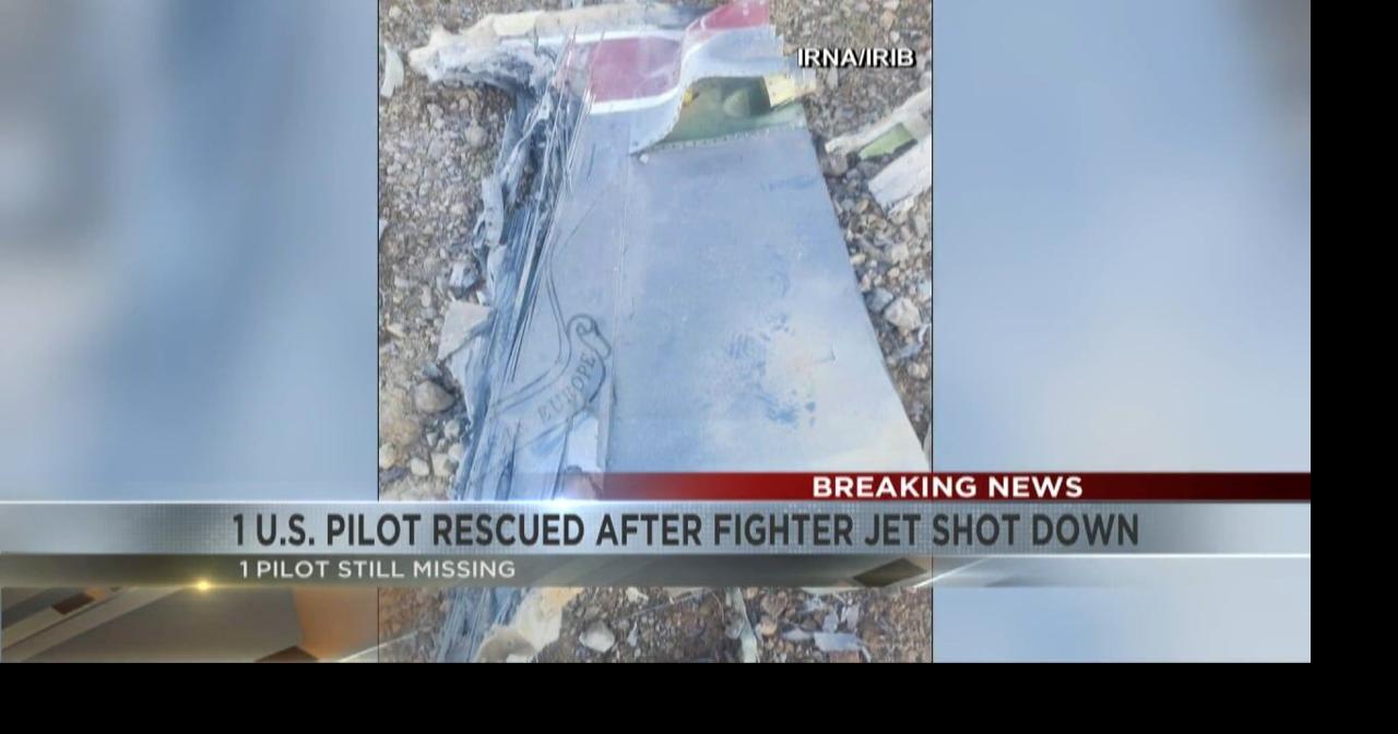1 U.S. pilot rescued after fighter jet goes down, 1 missing | Video ...