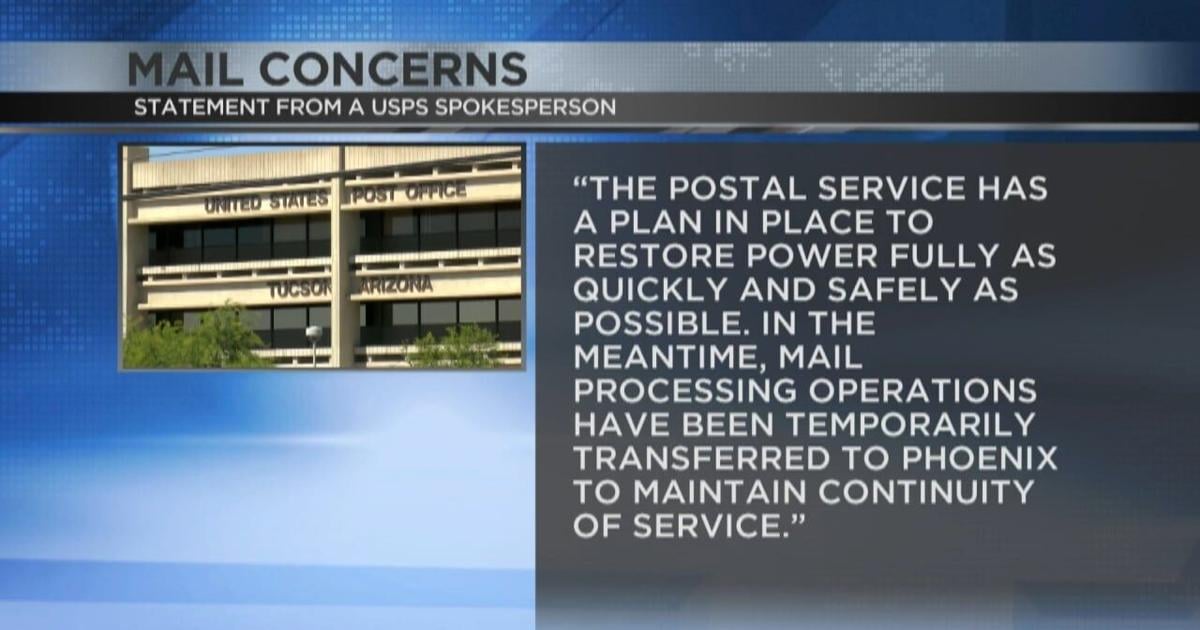 Power outage at Main Post Office & Processing Center in Tucson may ...