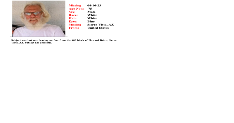 SVPD searching for a missing person - Vimarsana News