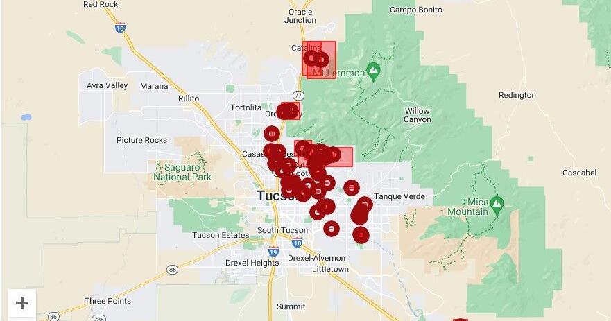 Breaking News Power Outage Today Tucson