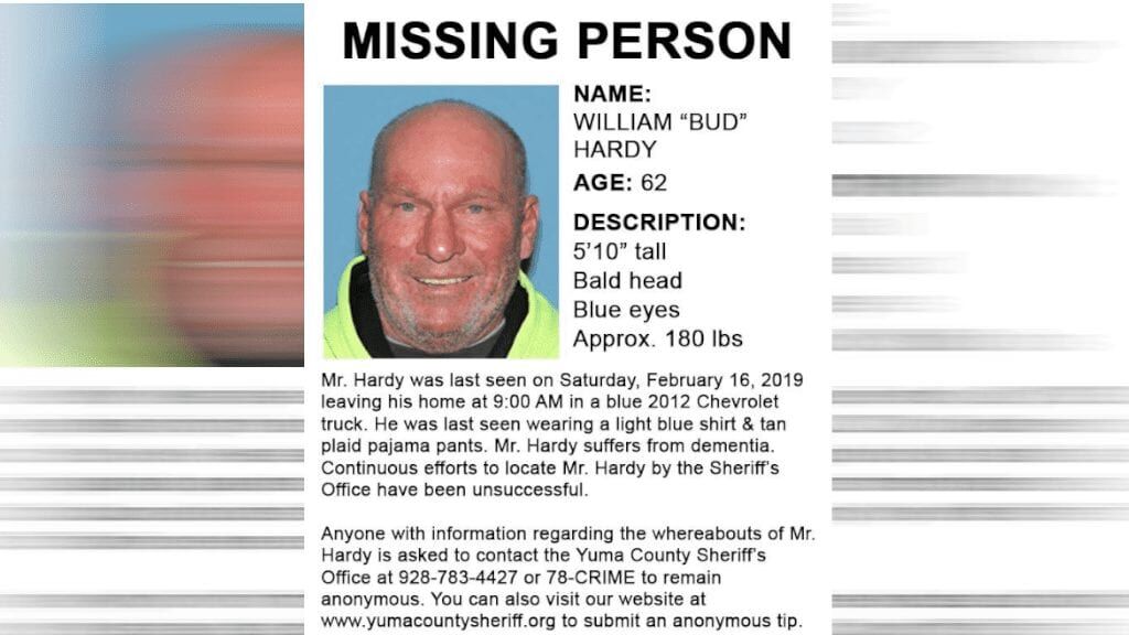 SILVER ALERT: 62-year-old Yuma Man Missing | Local News | Kvoa.com