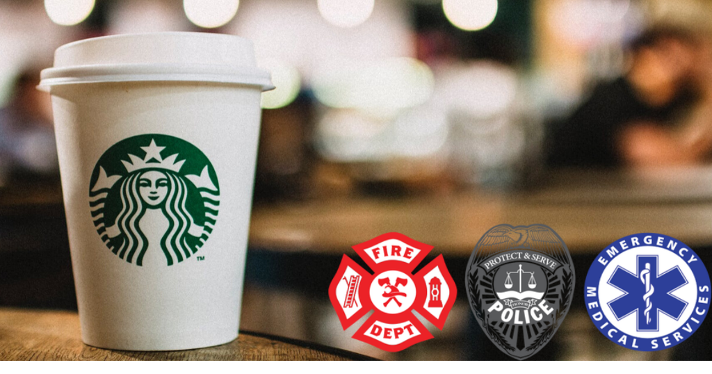 Starbucks offering free coffee to frontline responders facing COVID19