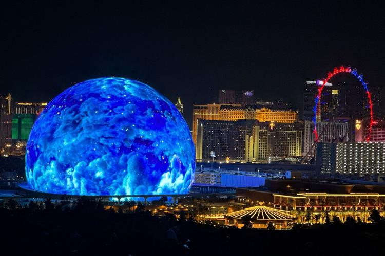 This futuristic entertainment venue in Las Vegas is the world’s largest spherical structure 