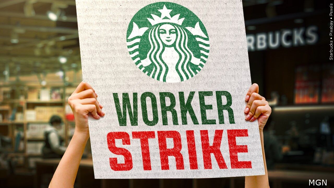 Starbucks employees strike for the