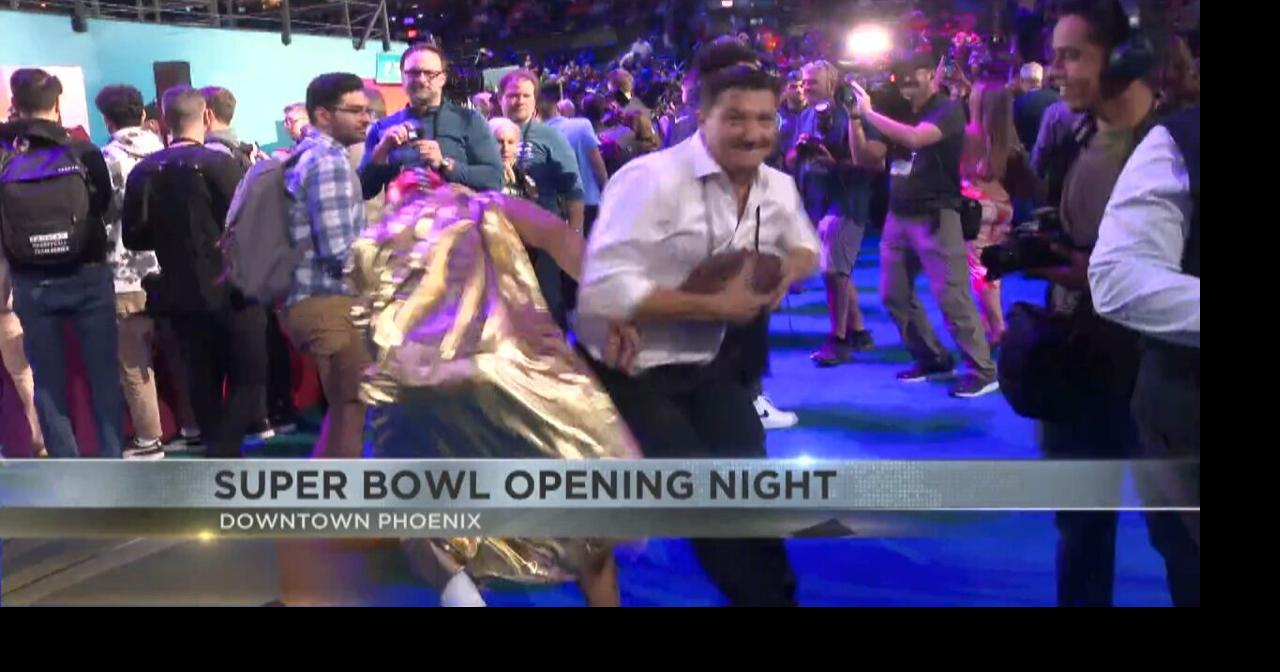 KVOA in PHX for Super Bowl Opening Night; Paul Cicala gets crazy w/ some  zany international reports 