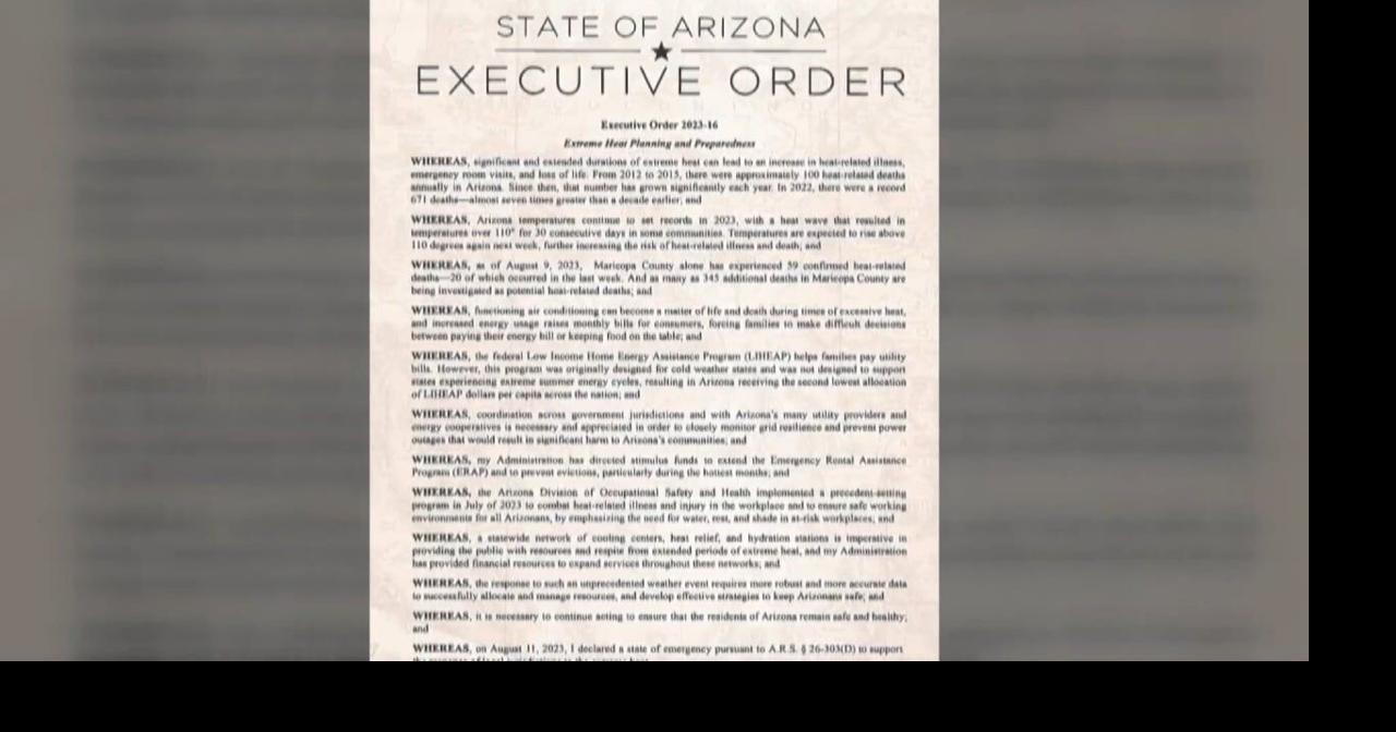 Arizona to introduce first extreme heat preparedness plan | Video ...