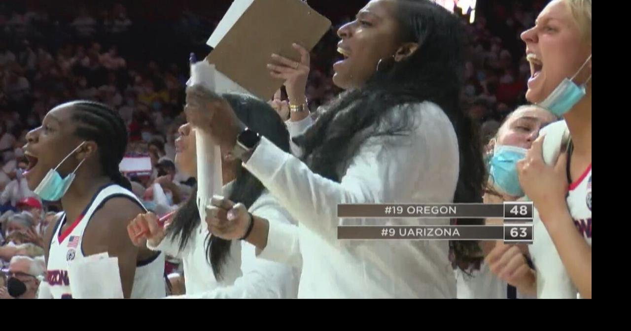 8 UA women blow out 19 Oregon; Record crowd of over 10,000 fans at