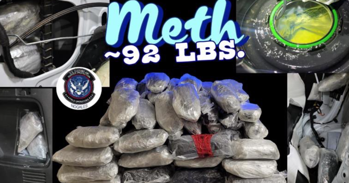 CBP Seizes Over $7.7 Million Meth at Texas Border Ports