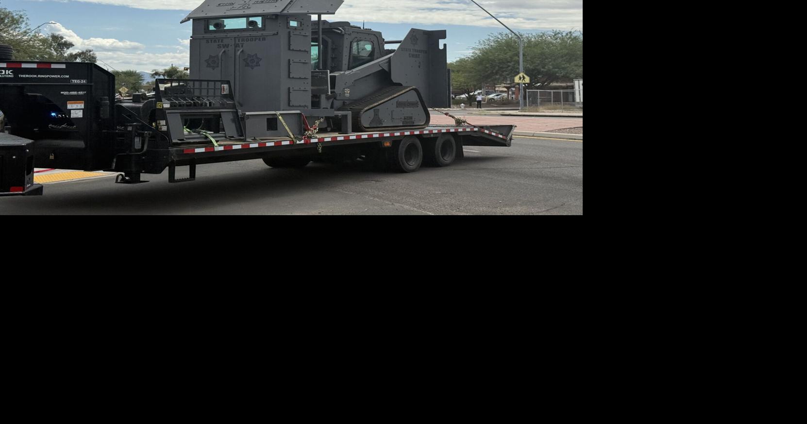 Law enforcement floods street on Tucson's westside during criminal investigation