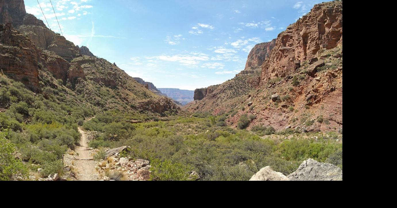 The North Kaibab Trail in Grand Canyon National Park.
