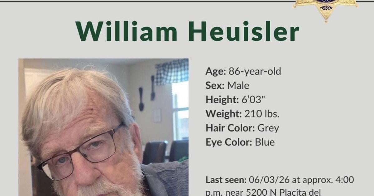 Pima County Sheriff's Department searching for missing 86-year-old man