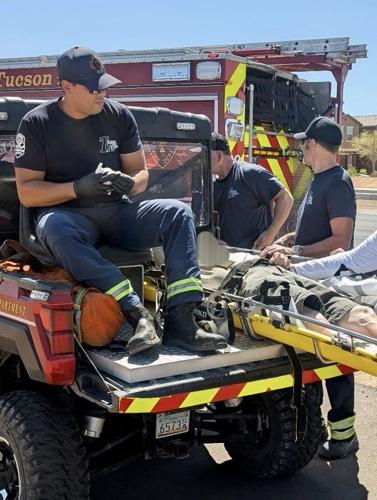 Tucson Fire crews deploy UTV to rescue injured pedestrian on bike path ...