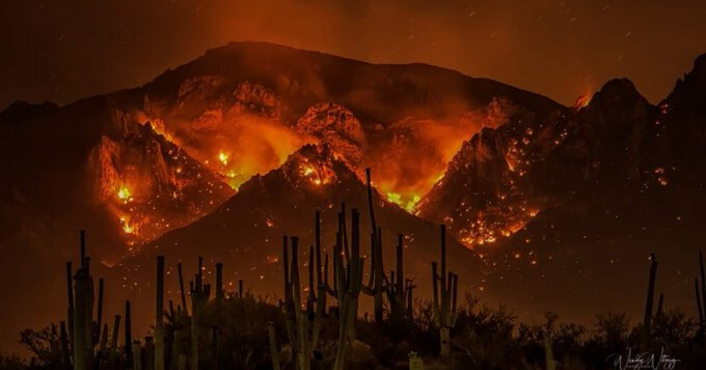 Crews continue to battle the Bighorn Fire with only 10% containment ...