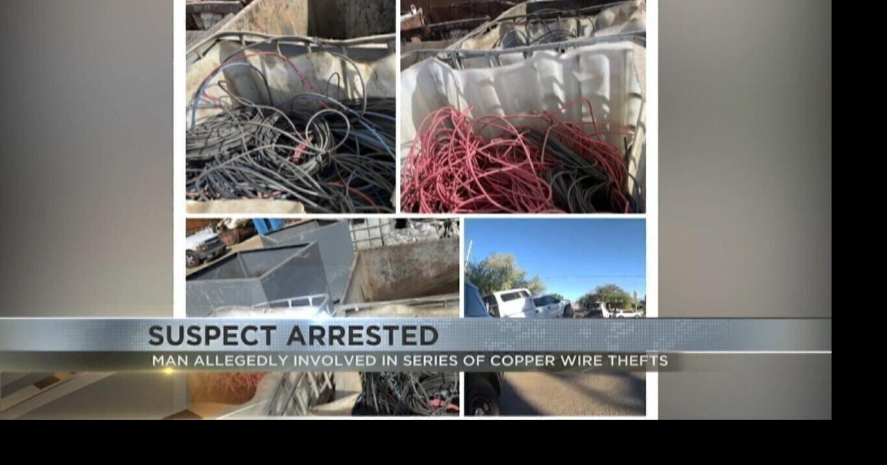 Suspect faces multiple charges after alleged copper wire theft spree in ...