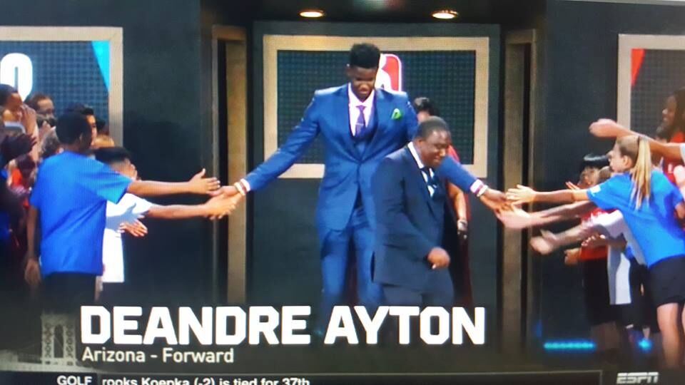 Deandre Ayton tabbed by Phoenix Suns with first overall pick in