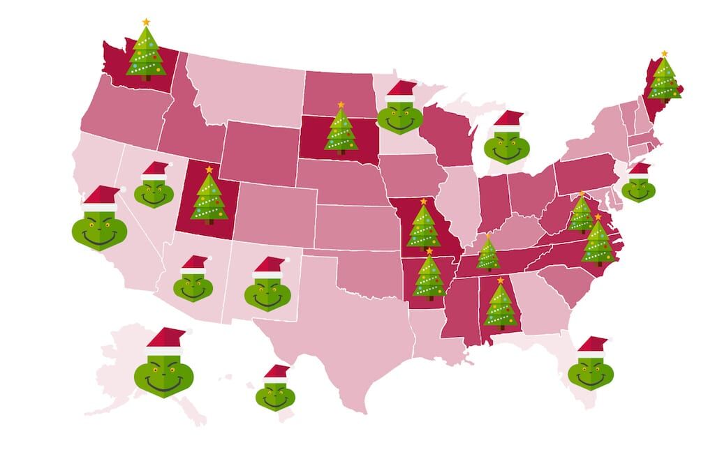 States With The Most Christmas Spirit 2022 New Study Reveals States With The Most Christmas Spirit | News | Kvoa.com