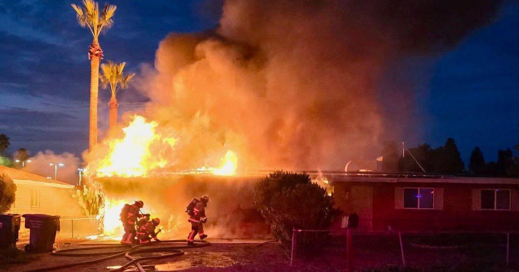 House fire in Tucson damages home, no injuries reported | Local News ...