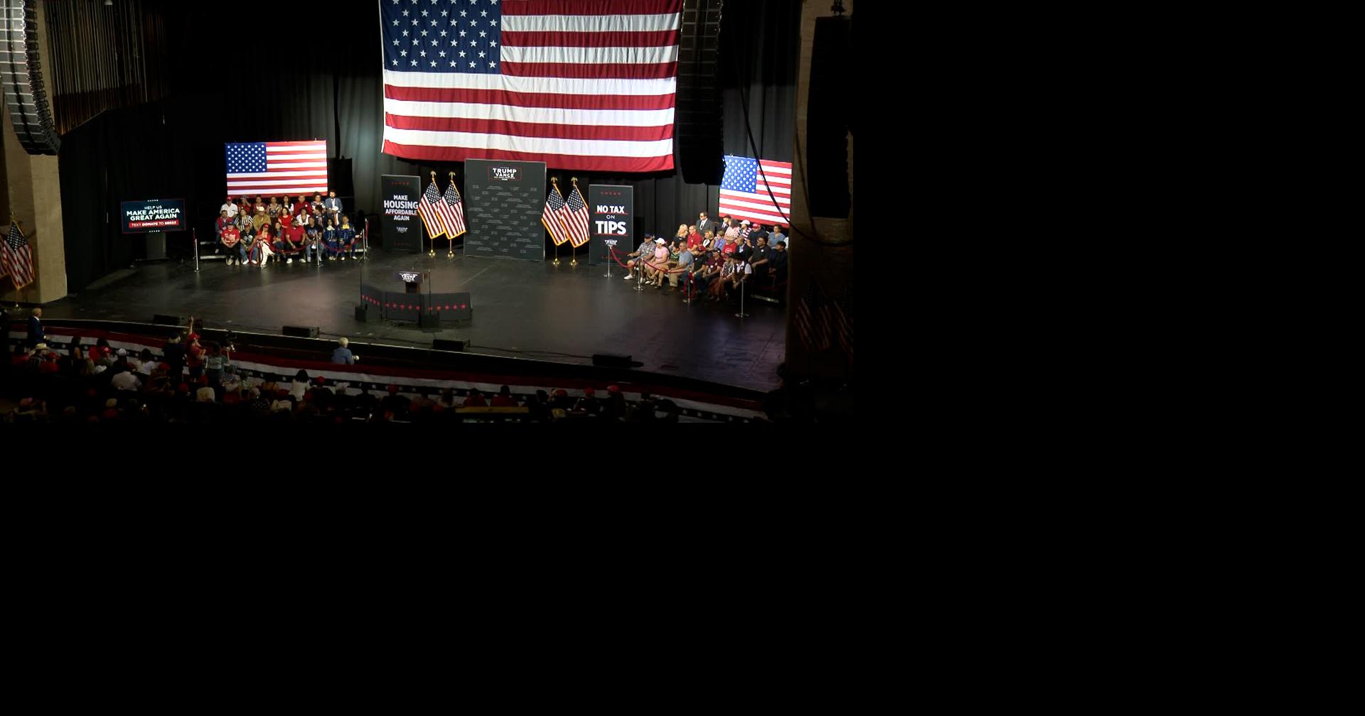 Eye Problems at Trump Rally May Be UV Light