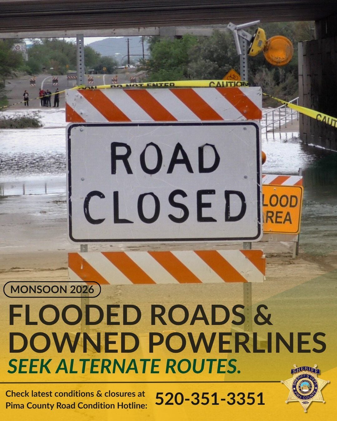 Downed power lines, flooded roads hit Pima County hard | StormTracker 4 ...