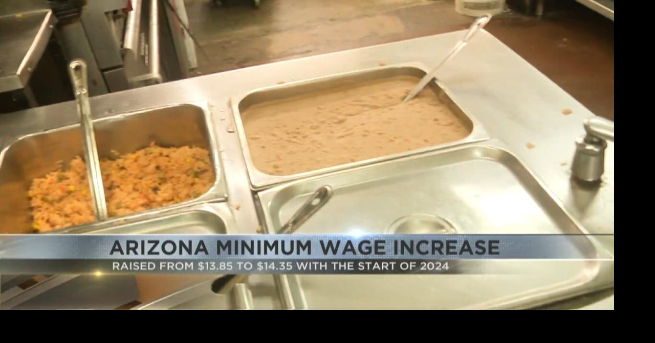 Arizona minimum wage increase starting January 1st Video