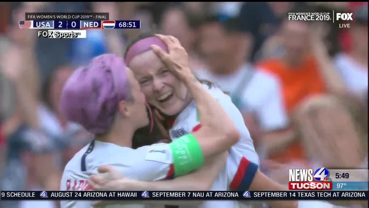 USA star Rapinoe talks about gender equity and World Cup Local kvoa