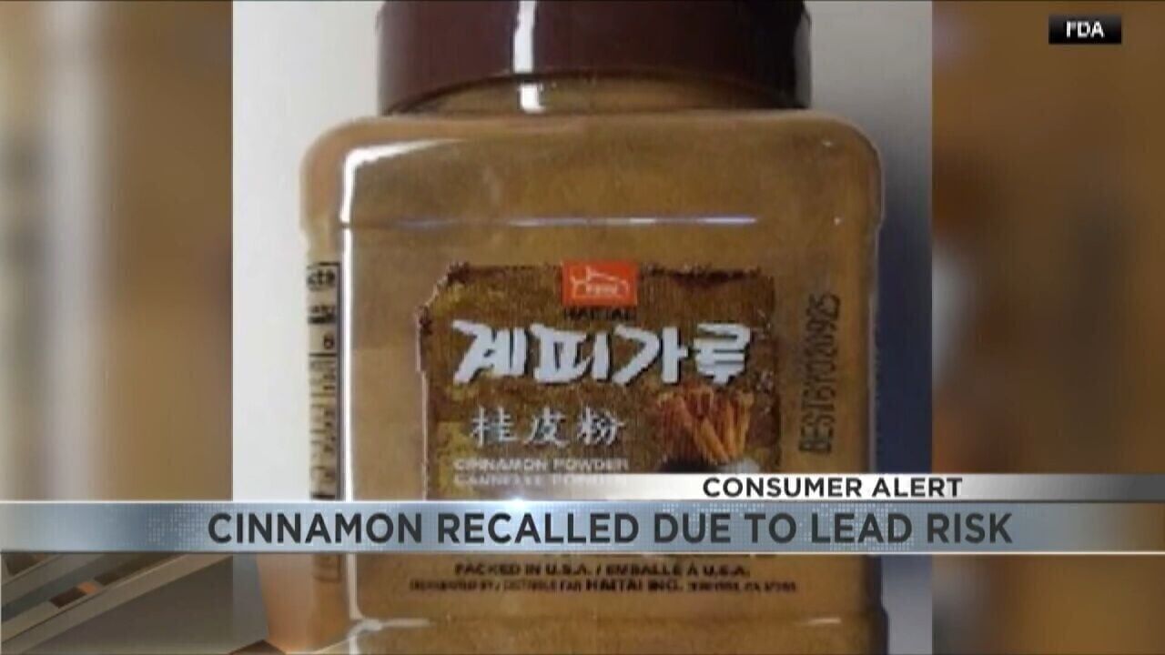 cinnamon様 Consumer Alert: Cinnamon recalled due to lead risk | Video | kvoa.com