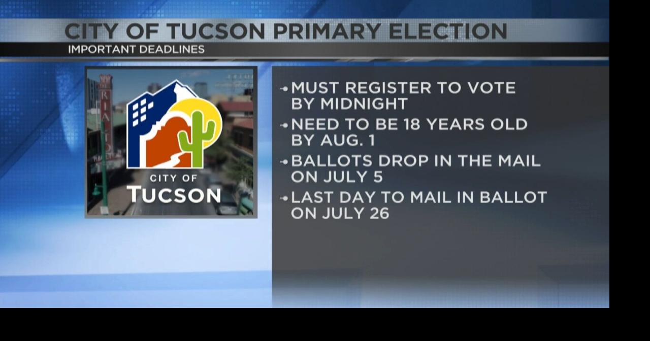 Register to vote for the city of Tucson's primary elections Video