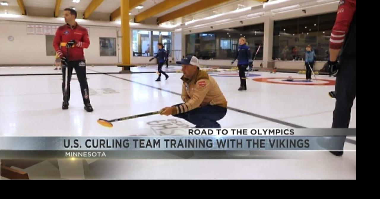 Road to the Olympics: U.S. curling team training with the Vikings ...