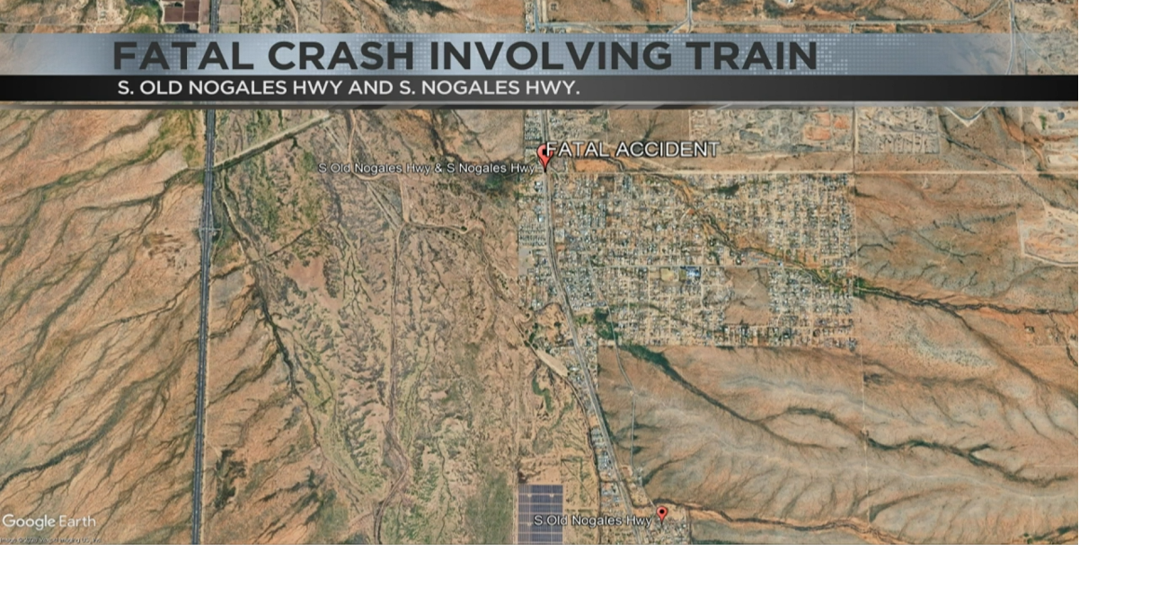 Man dies after getting hit by train near South Nogales Highway