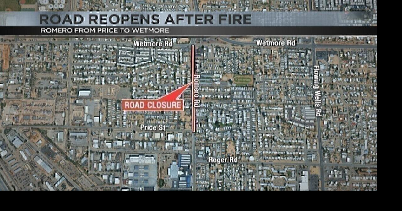 Tucson road reopens after crews respond to a structure fire | Local ...