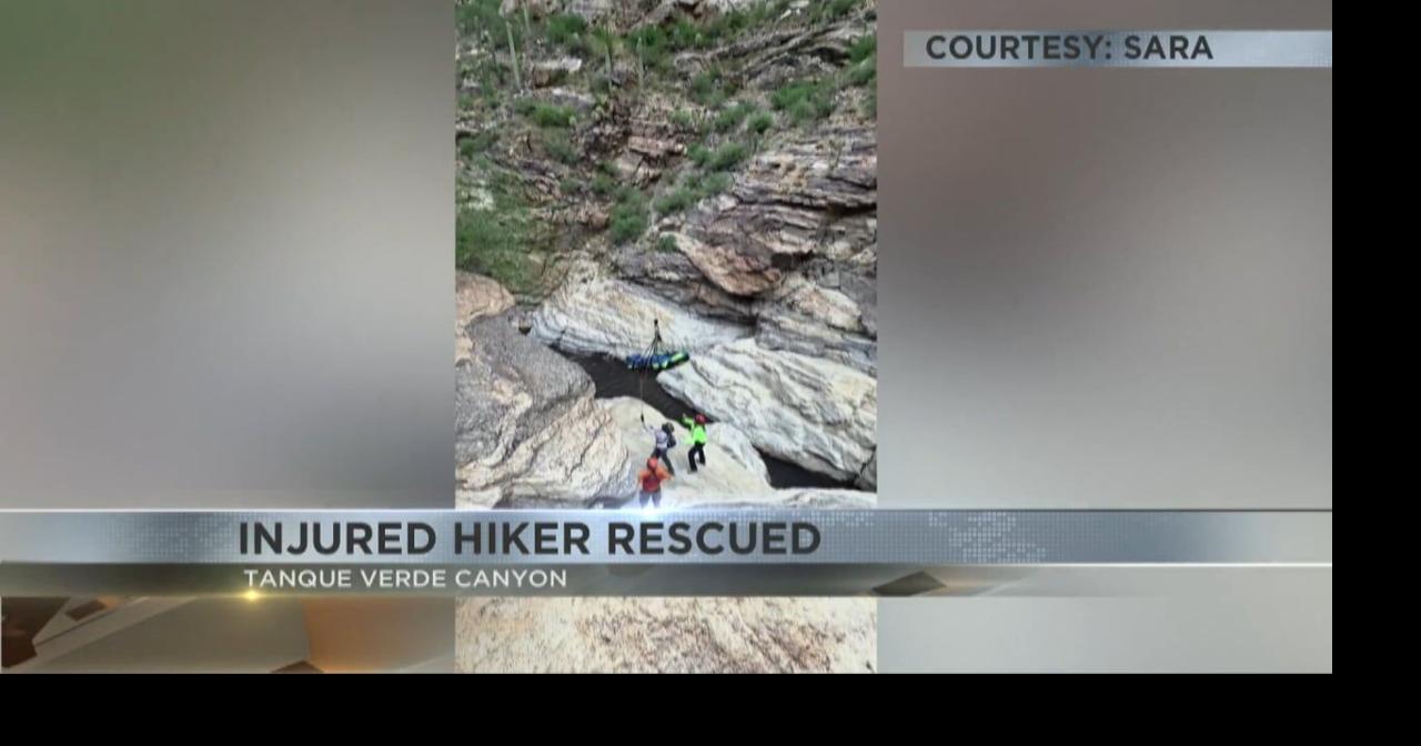 Injured hiker airlifted from Tanque Verde Canyon falls area