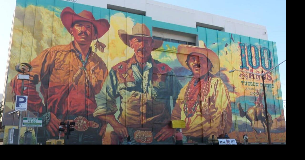 Mural unveiled to help celebrate 100th anniversary of Tucson Rodeo ...