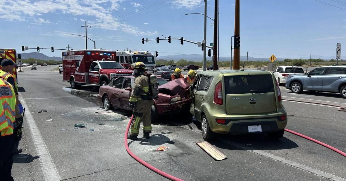 Four-Vehicle Crash Injures Three Tucson Southwest Side