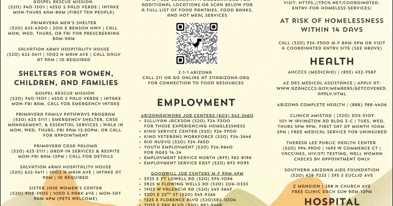 Tucson's emergency housing guide: Where to find shelter, food and medical care