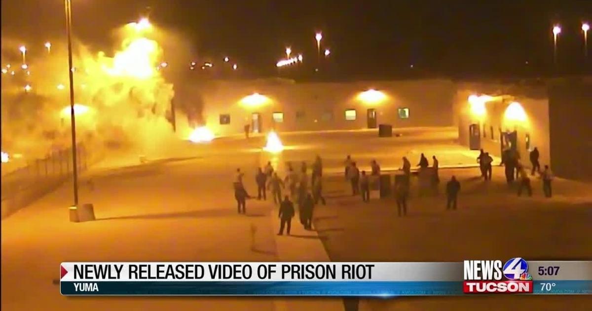 Newly released video shows a chaotic Arizona prison riot | Local News ...