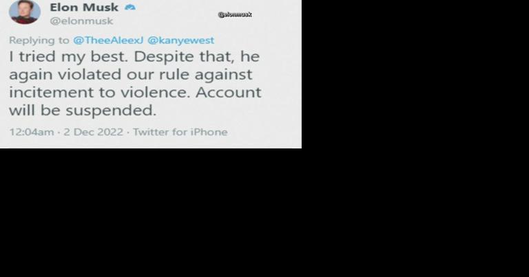 Kanye West's Twitter account suspended - Vimarsana News