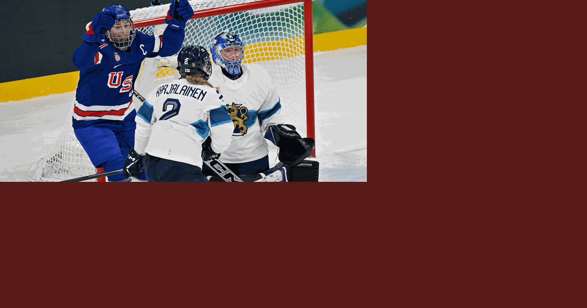 Hilary Knight ties U.S. Olympic goals record in Finland shutout