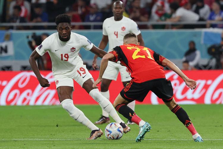 Canada loses to Belgium in first World Cup match for 36 years