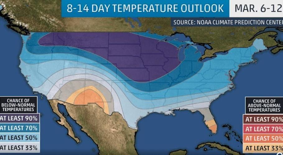 National Weather: March cold outbreak to pause thoughts of spring | News | National Weather: March cold outbreak to pause thoughts of spring | News |