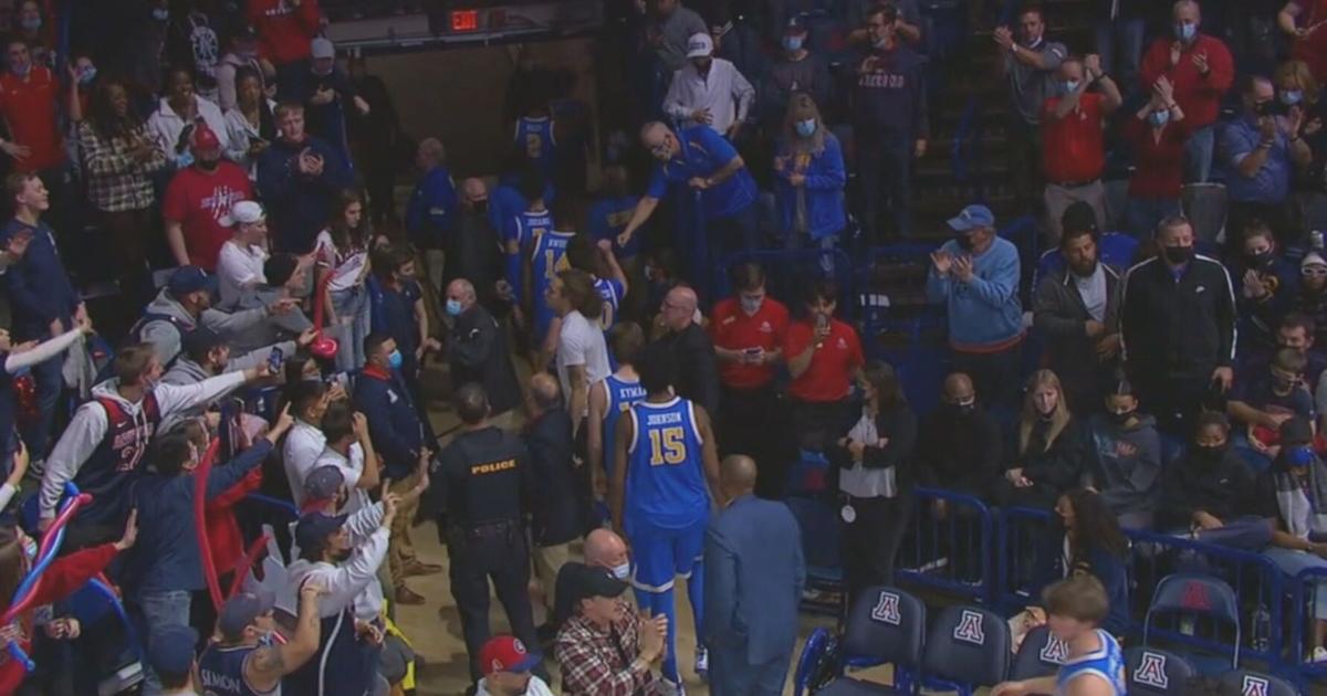 UCLA player arrested for allegedly spitting on fan after 76-66 loss to Arizona